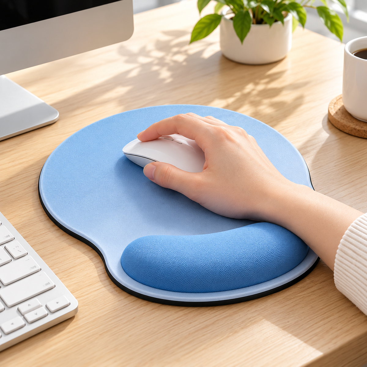 Ergonomic Mouse Pad with Wrist Rest